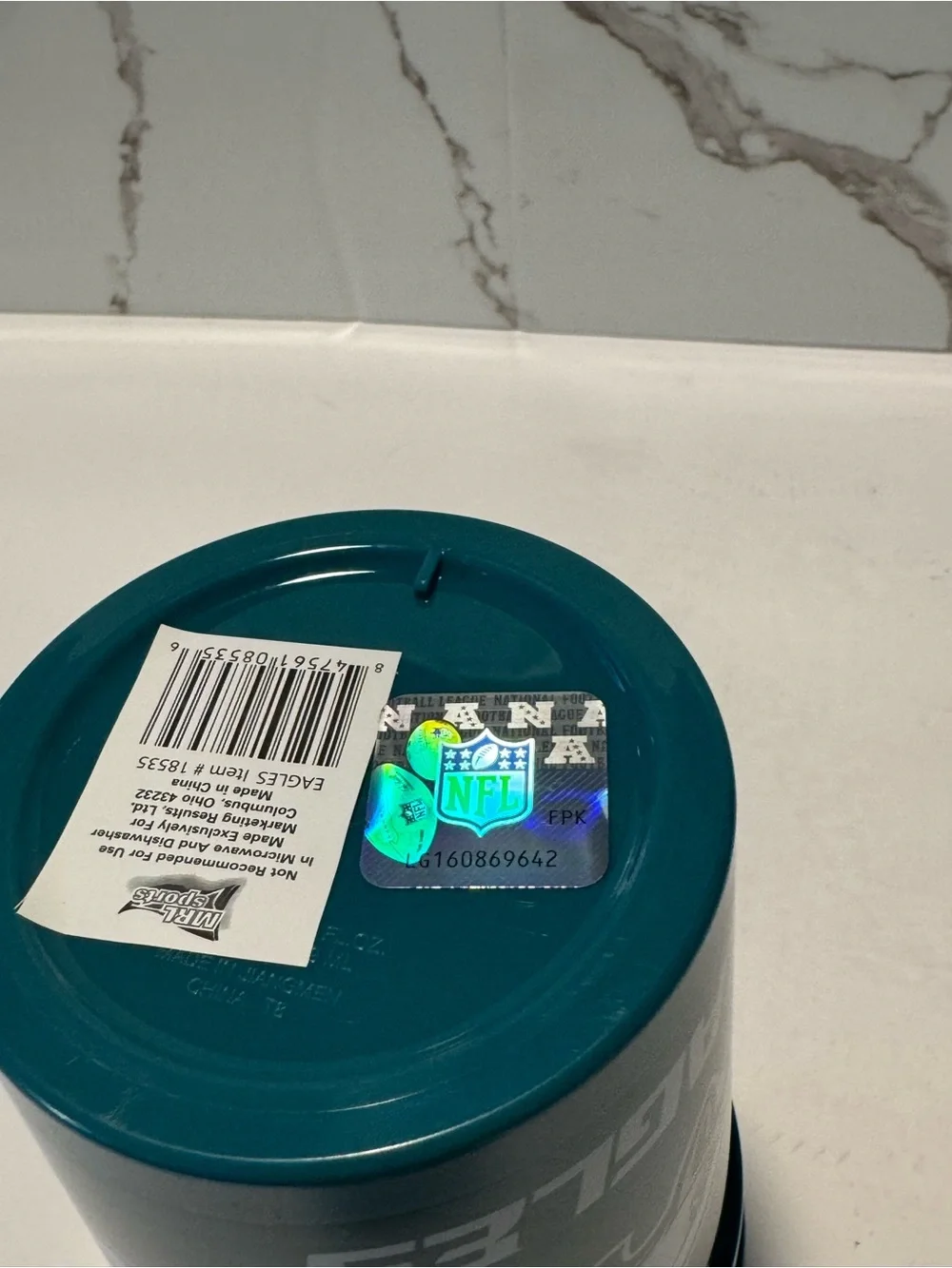NFL Philadelphia Eagles Teal Plastic Party Cups - 2 Pack